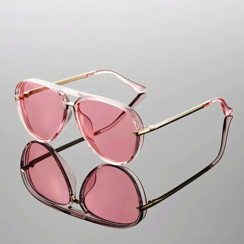 MATEO - Gafas de sol de aviador con doble puente y lentes en degradado™