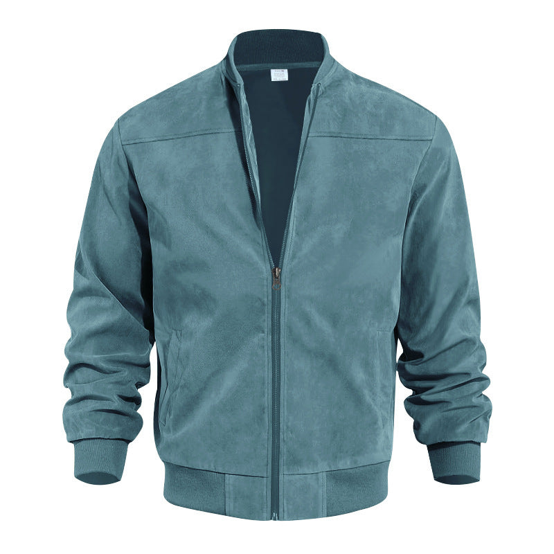 MAIKEL - Chaqueta bomber de efecto ante de estilo urbano™