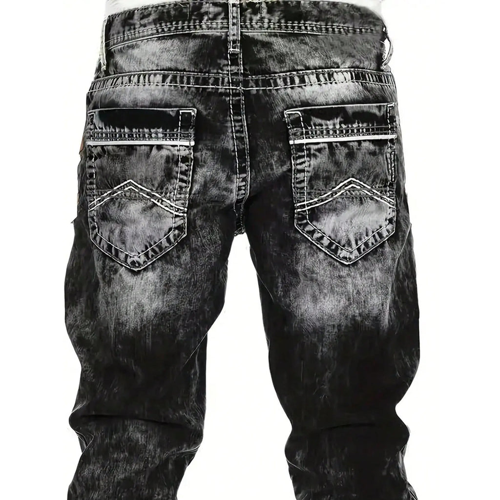 💎 -44% ANGEBOT! 💎 Herren Sommer-Jeans: Leichter Stretch, Gerader Schnitt & Vintage-Look