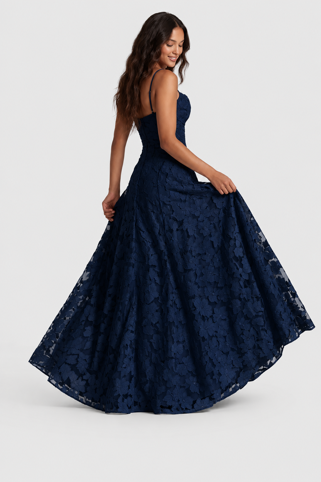 SOFÍA - Vestido largo de encaje floral™