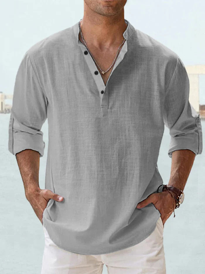 ANTONIO-Camisa de Lino Veraniega