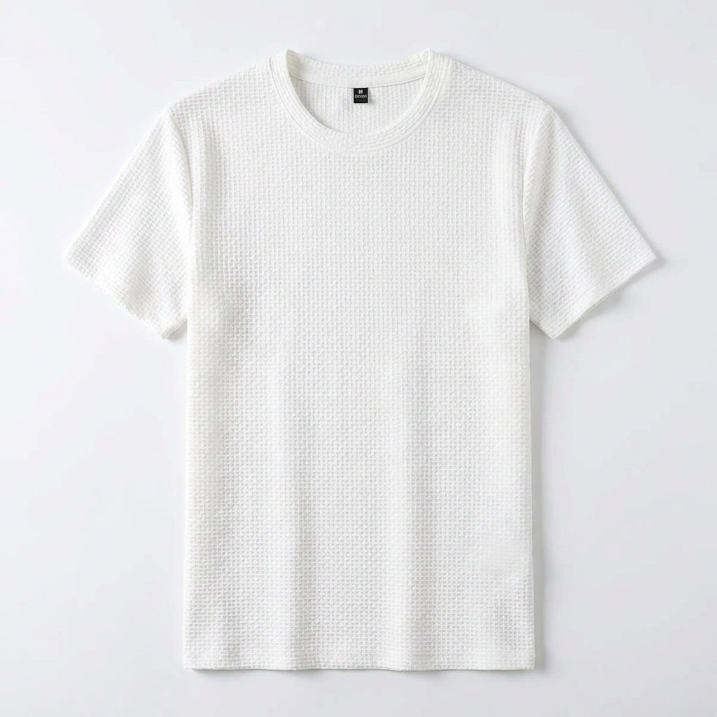 MARC - Camiseta de manga corta en punto tramado micro-geométrico™