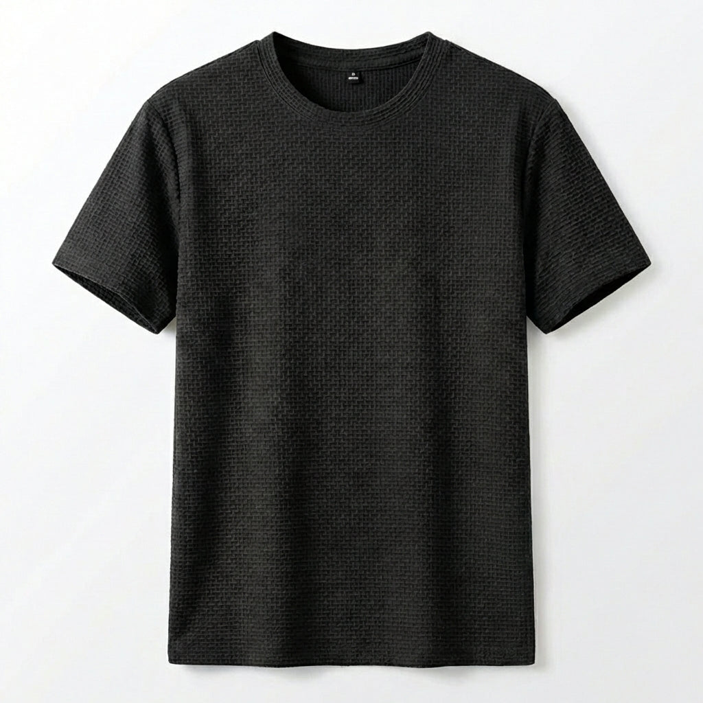 MARC - Camiseta de manga corta en punto tramado micro-geométrico™