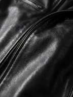 RAÚL - Chaqueta de efecto piel estilo biker con cuello tira™
