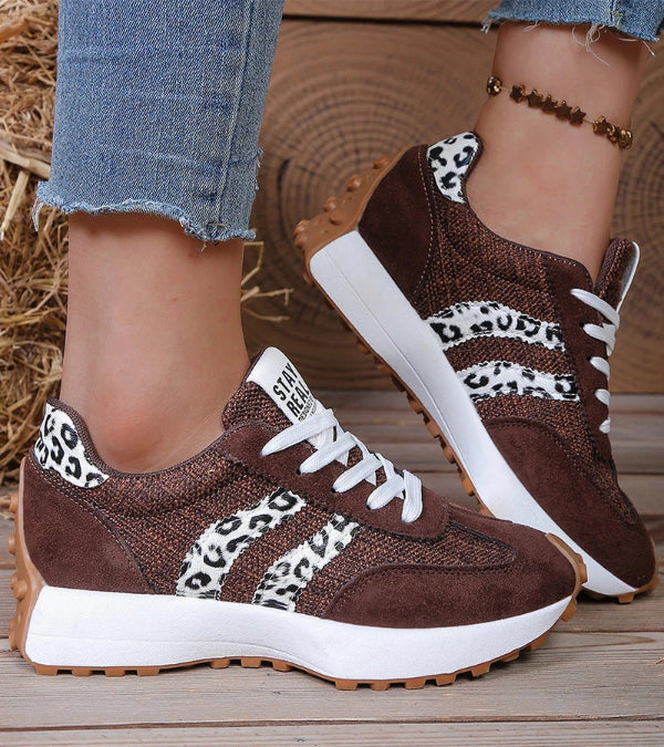 Babs | Comfortabele trendy sneakers met stabiele zool
