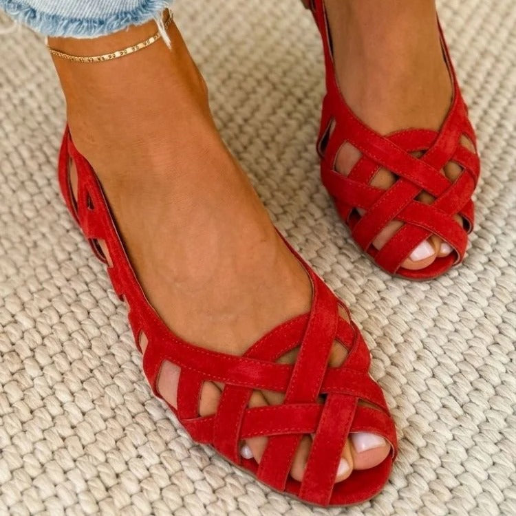 LIDIA-Sandalias Trenzadas Coloridas™