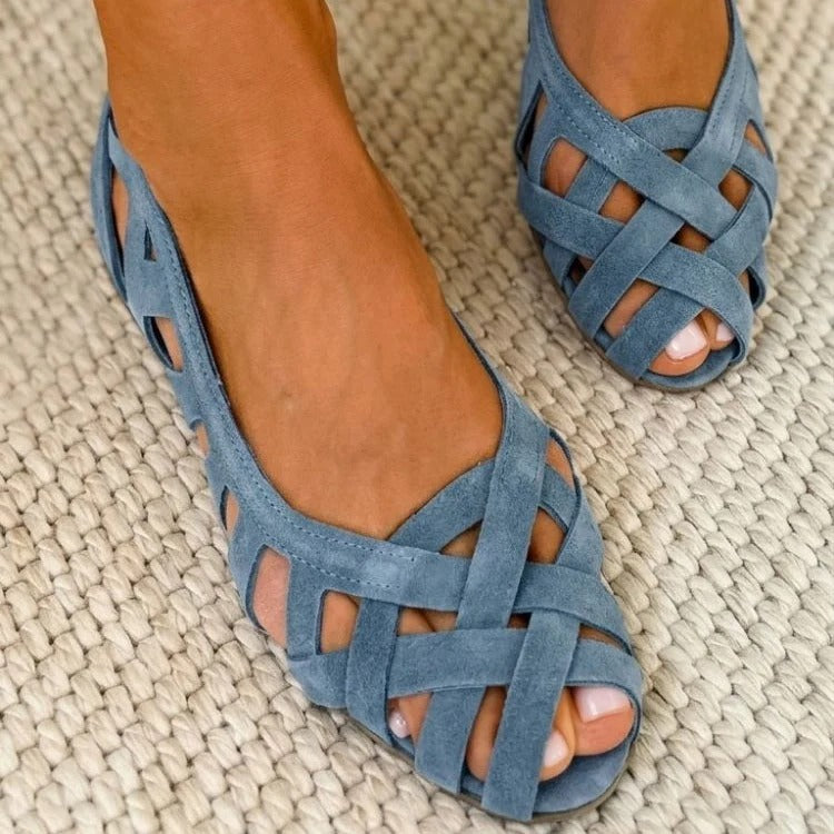 LIDIA-Sandalias Trenzadas Coloridas™