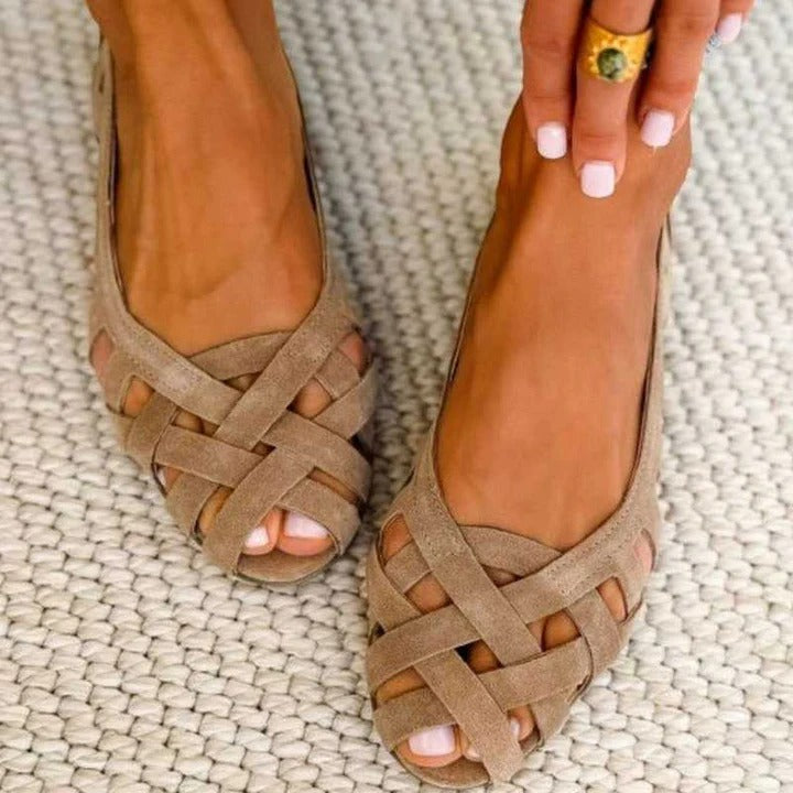 LIDIA-Sandalias Trenzadas Coloridas™