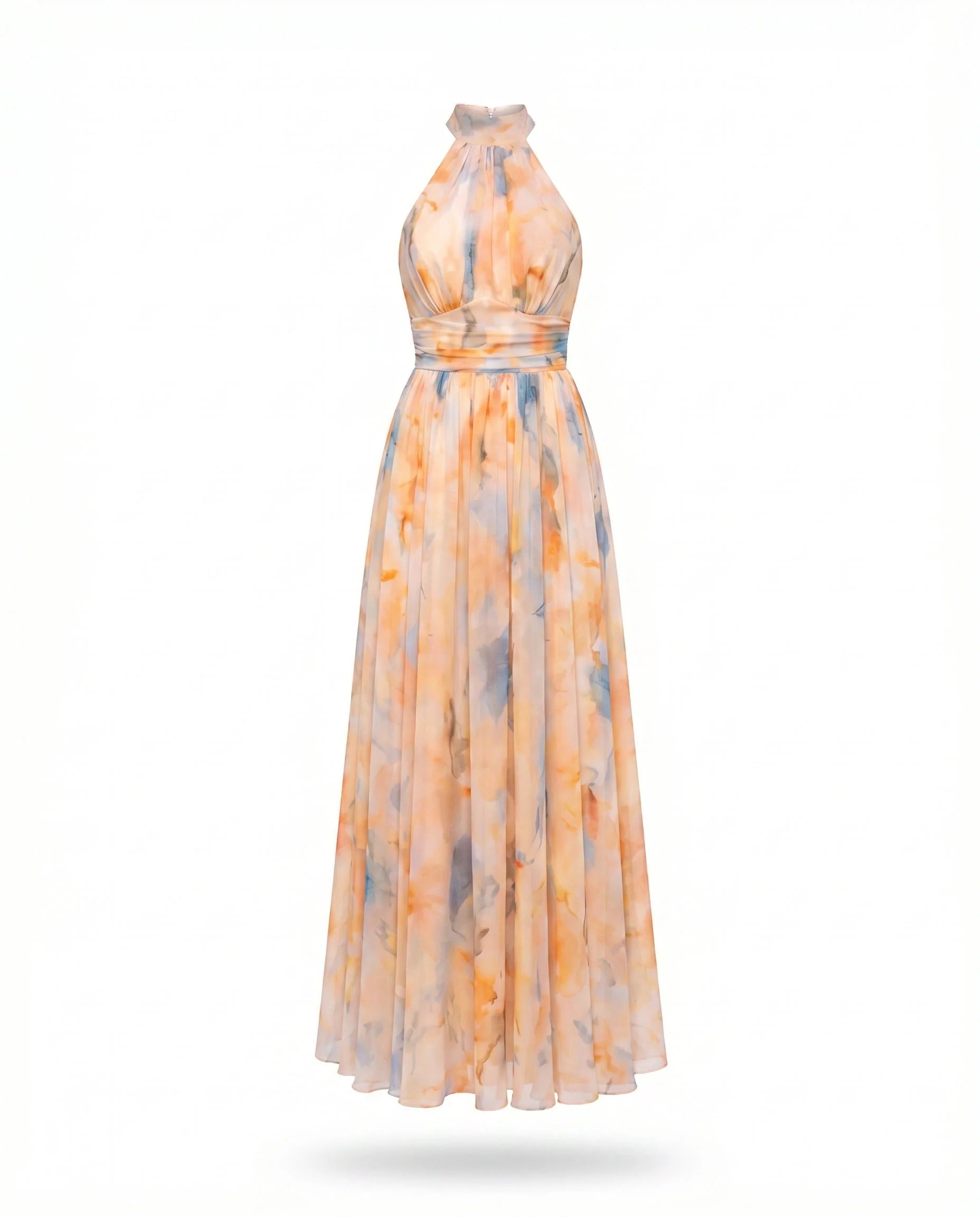 TATIANA-Vestido Veraniego con Escote Halter