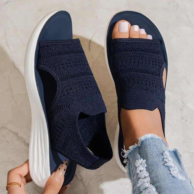LORENA™ | Sandalias de plataforma confeccionadas con material transpirable para mujer