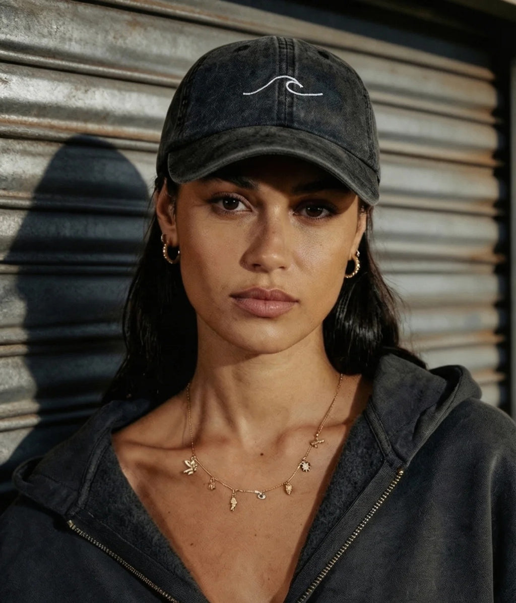 ALEXIS - Gorra con Estampado de Ola