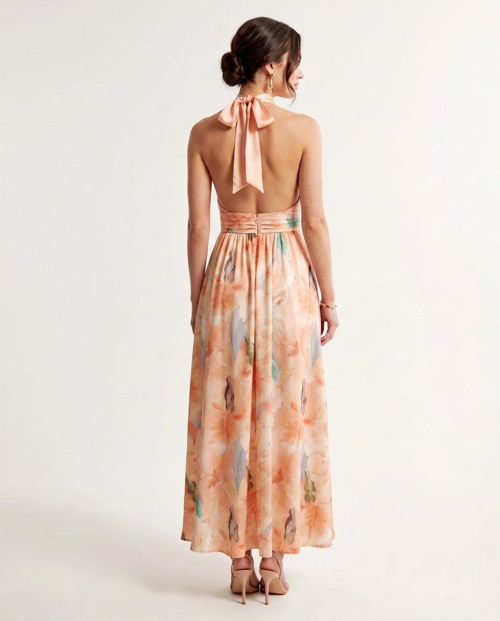 TATIANA-Vestido Veraniego con Escote Halter