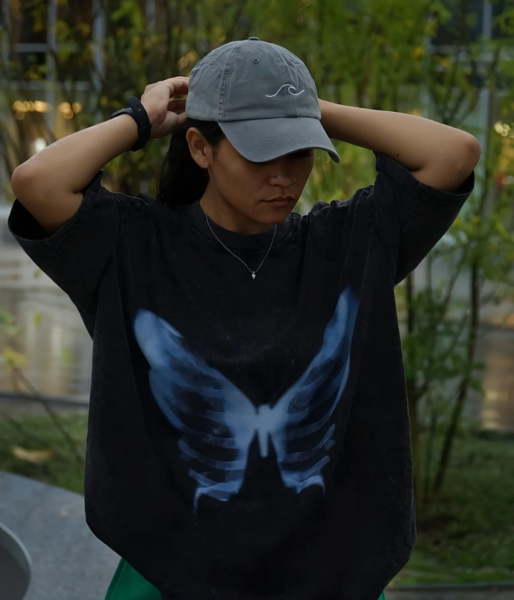 ALEXIS - Gorra con Estampado de Ola