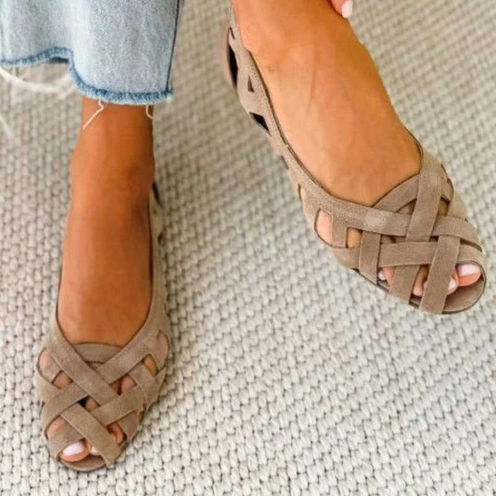 LIDIA-Sandalias Trenzadas Coloridas™