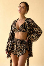 NAI-Conjunto de pijama de 3 piezas Leopardo