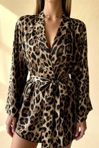 NAI-Conjunto de pijama de 3 piezas Leopardo