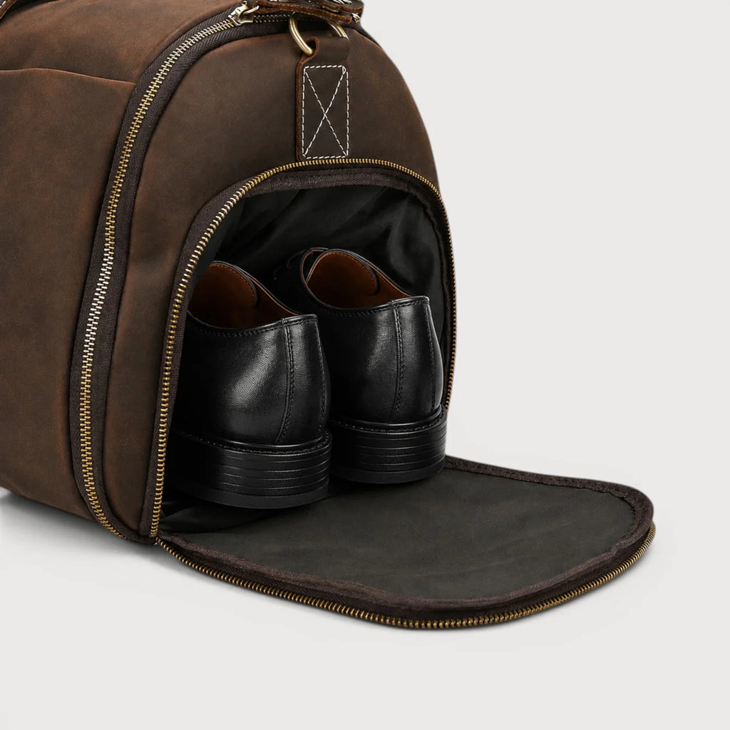 WILLY – Bolso Porta-Trajes Convertible en Cuero Premium (Bolso de mano)