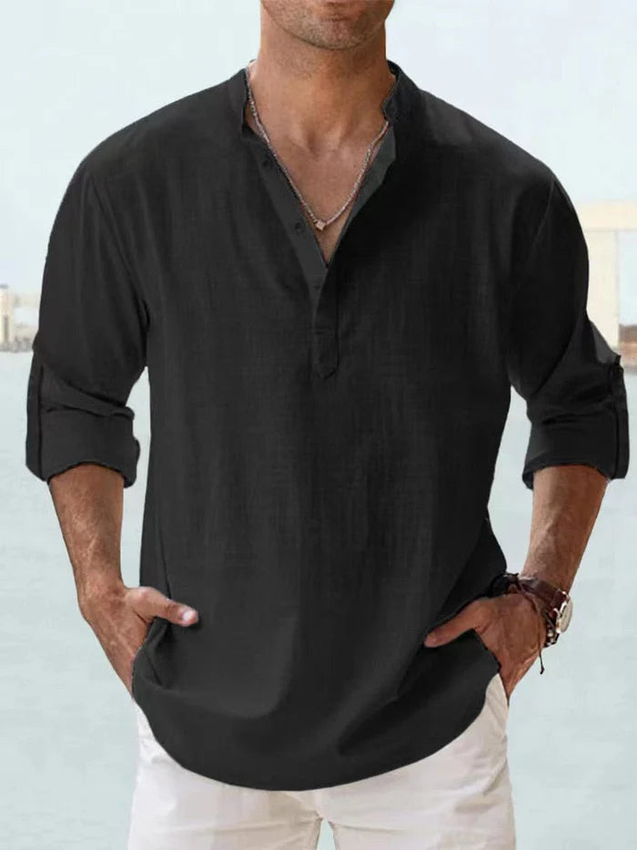 ANTONIO-Camisa de Lino Veraniega