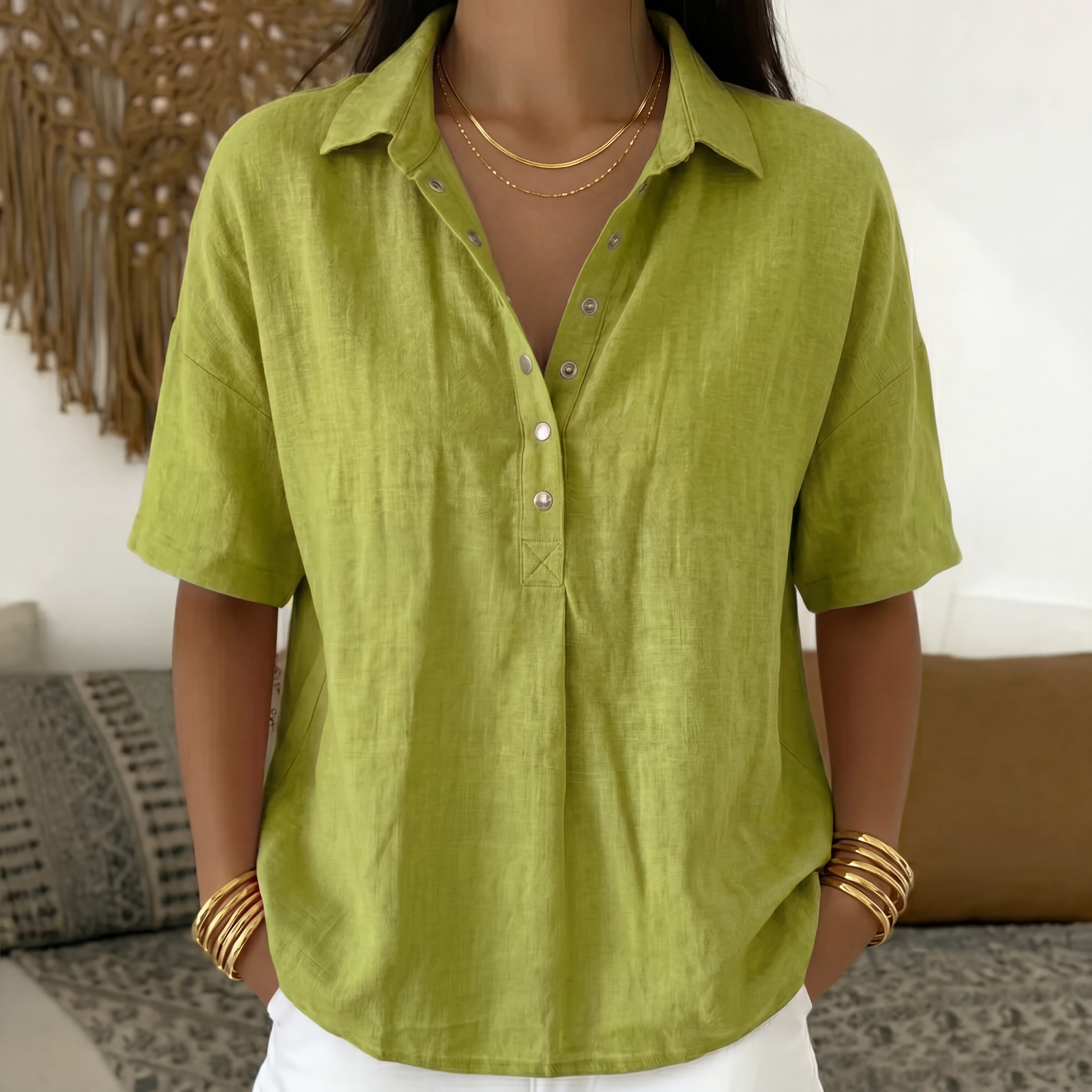 DENISA-Blusa Veraniega
