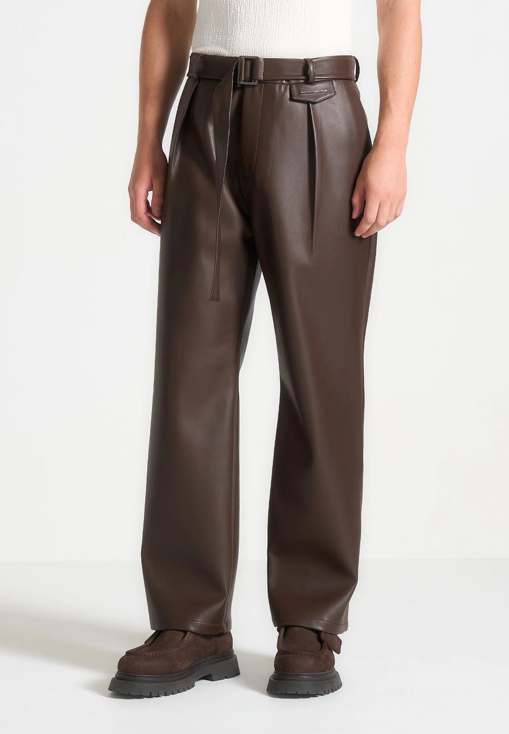 SERGIO-Pantalón Premium de Piel Vegana™