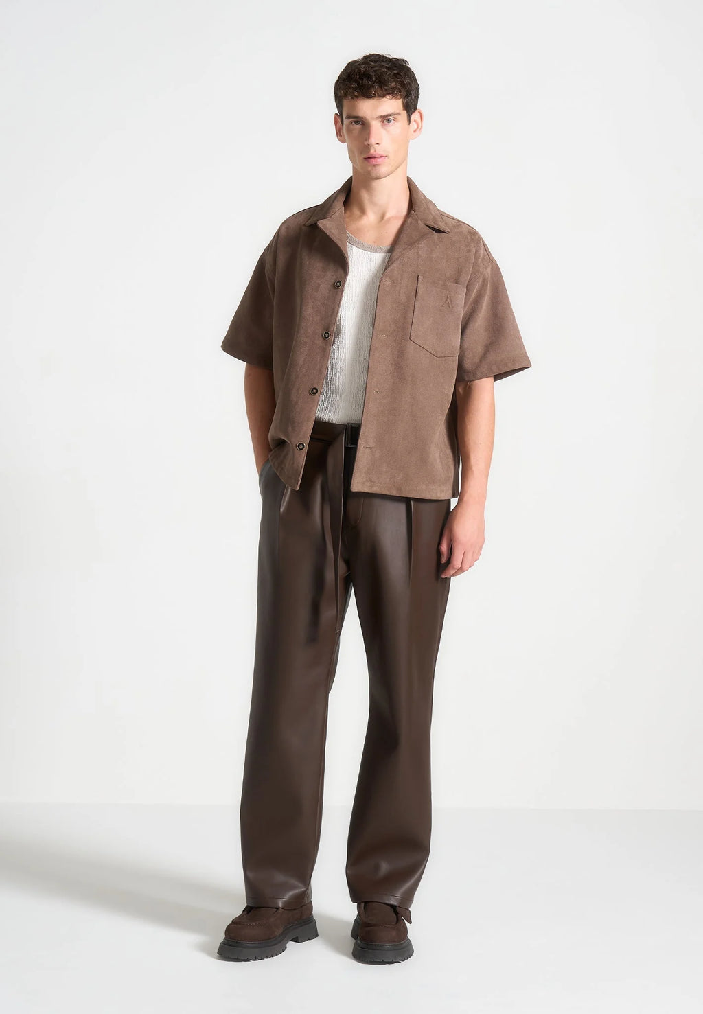 SERGIO-Pantalón Premium de Piel Vegana™