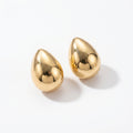Pendientes Metálicos en Forma de Gota