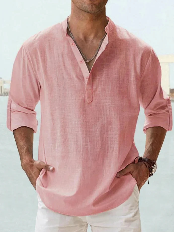 ANTONIO-Camisa de Lino Veraniega