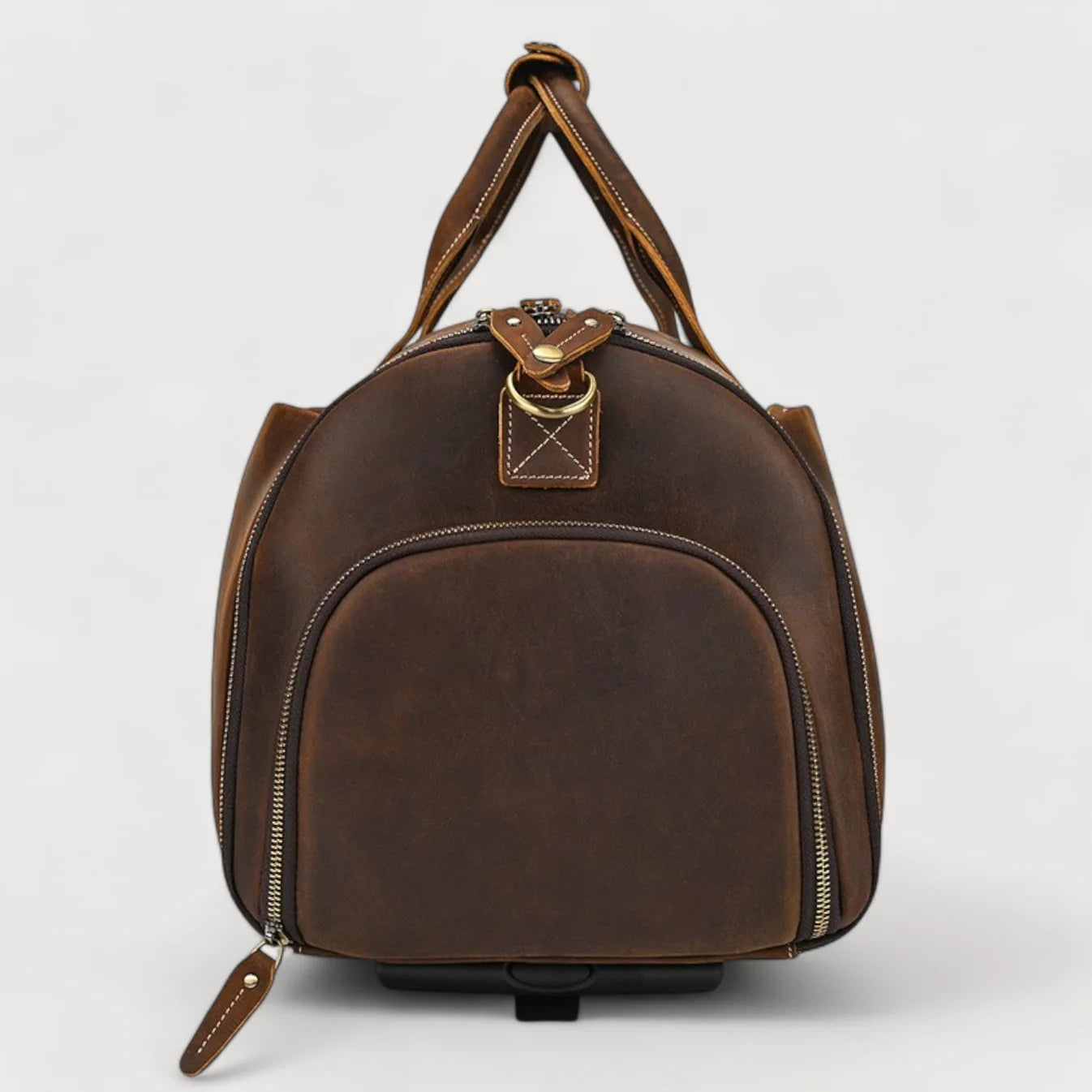WILLY – Bolso Porta-Trajes Convertible en Cuero Premium (Ruedas)