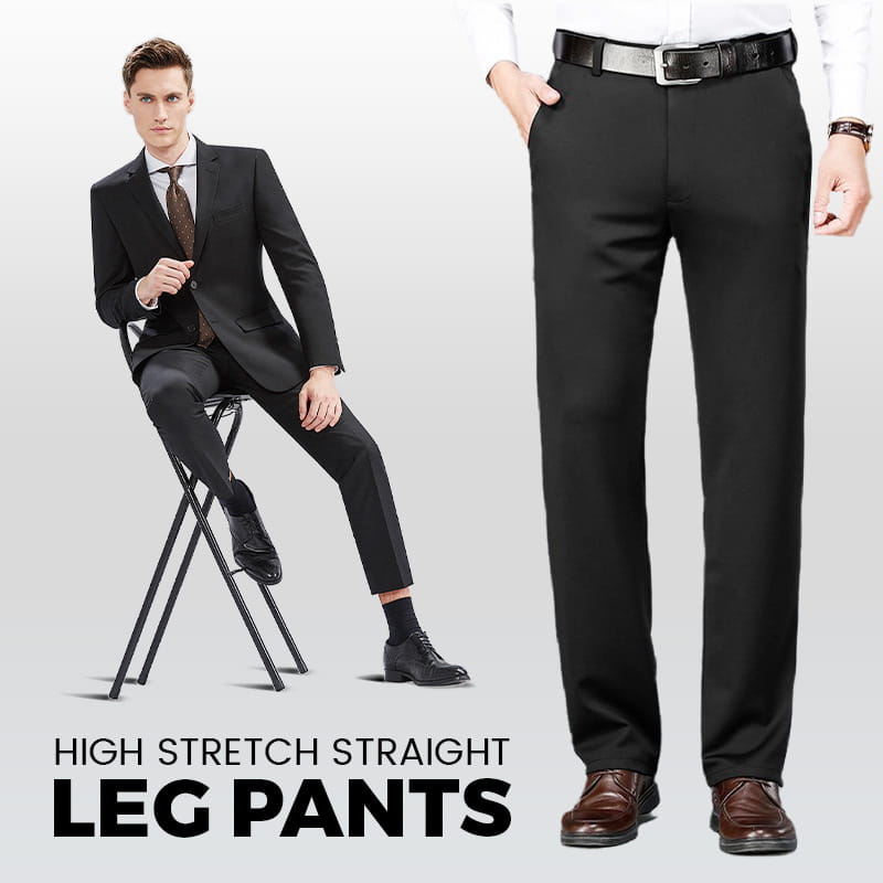 Pantalon à jambes droites
