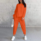 ZURI - Conjunto casual de dos piezas con sudadera holgada y pantalón jogger™