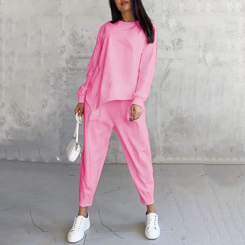 ZURI - Conjunto casual de dos piezas con sudadera holgada y pantalón jogger™