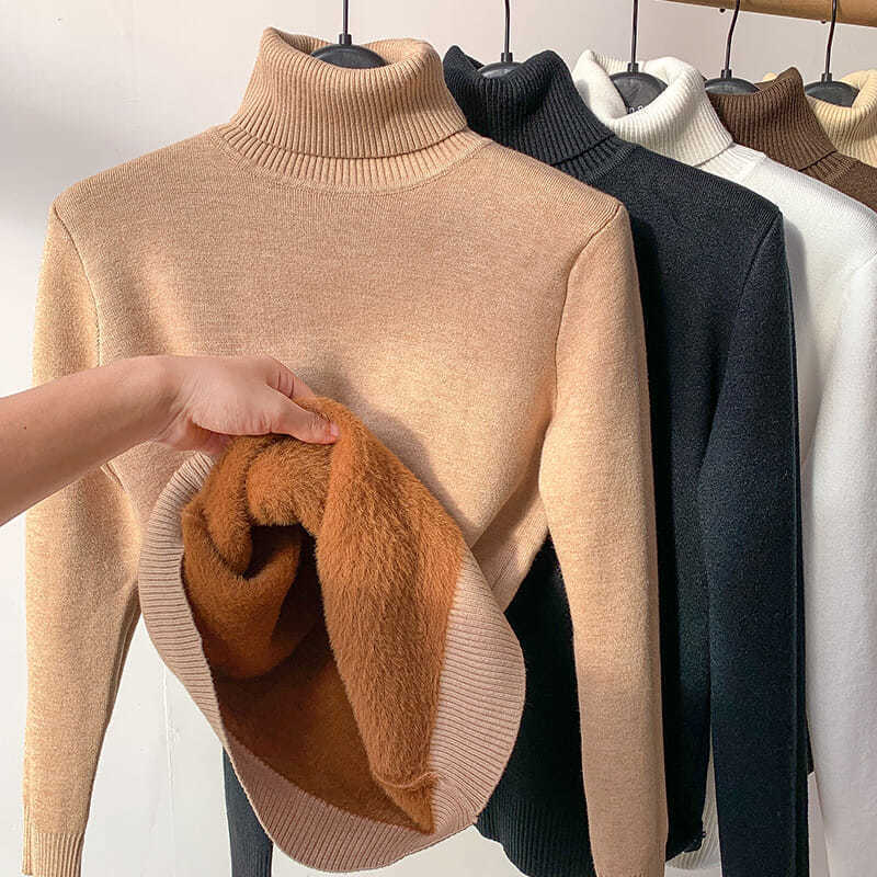 ⏳50 % de réduction pour une durée limitée⏰Chemise d'hiver en molleton épais tricoté👚