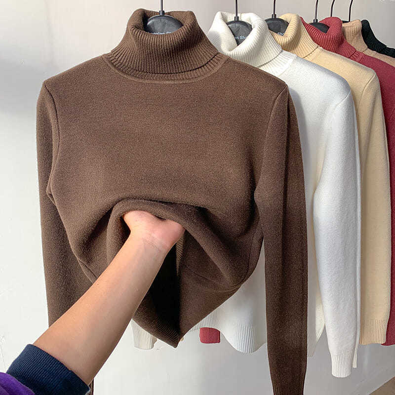 ⏳50 % de réduction pour une durée limitée⏰Chemise d'hiver en molleton épais tricoté👚