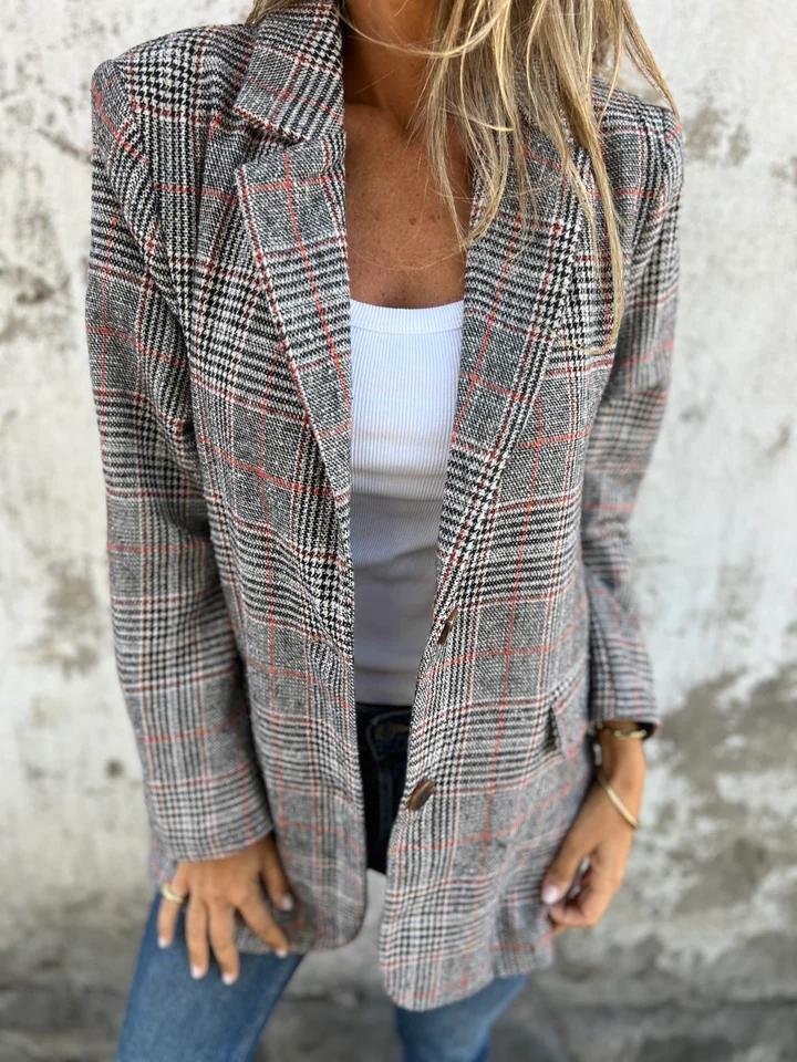 GABRIELA - Blazer punto cuadros™