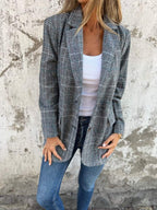 GABRIELA - Blazer punto cuadros™