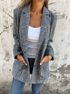 GABRIELA - Blazer punto cuadros™