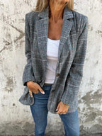 GABRIELA - Blazer punto cuadros™