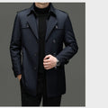 🔥 60% KORTING ! ✨ Mannen Lange Trenchcoat - Afneembare Voering, Winddicht en Waterafstotend, Klassiek en Praktisch 🧥🌂