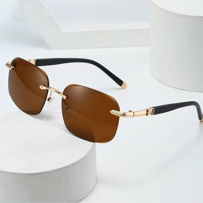 MATÍAS - Gafas de sol rectangulares sin montura con lentes degradadas™