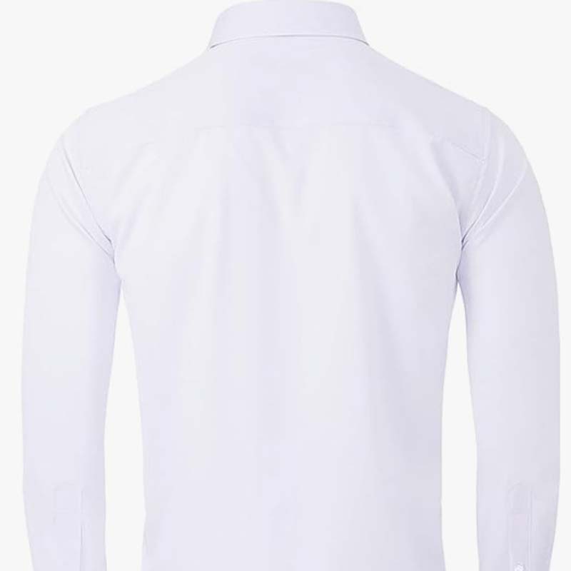Chemise à manches longues unie