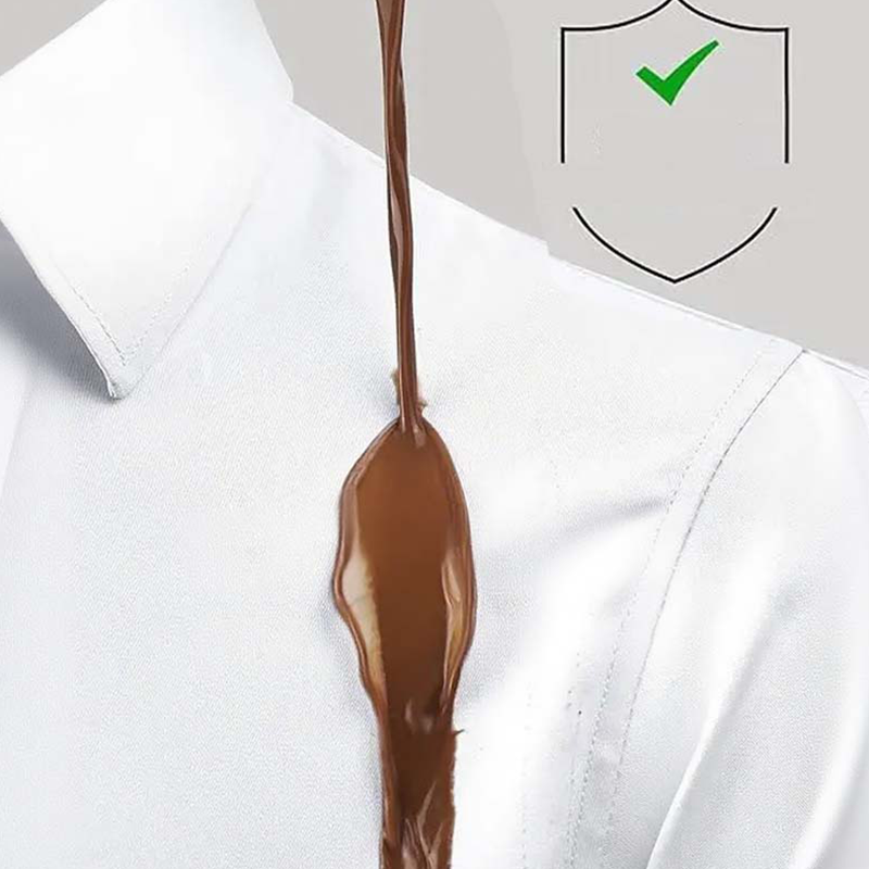 Chemise à manches longues unie
