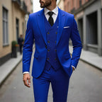 👔 JETZT 50 % RABATT! 🕴️ Slim-Fit Herren-Anzug, 3-teilig – Perfekte Passform, hochwertiger Stoff & ideal für formelle Anlässe 🤵