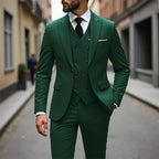 👔 JETZT 50 % RABATT! 🕴️ Slim-Fit Herren-Anzug, 3-teilig – Perfekte Passform, hochwertiger Stoff & ideal für formelle Anlässe 🤵