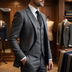 🔥 50% DE RÉDUCTION EXCLUSIVE ! ✨ Costume 3 Pièces Homme Slim Fit – Look Complet Pro & Cérémonie 🤵