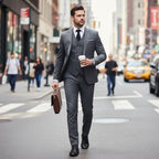 🔥 50% DE RÉDUCTION EXCLUSIVE ! ✨ Costume 3 Pièces Homme Slim Fit – Look Complet Pro & Cérémonie 🤵