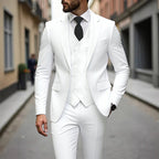 🔥 50% DE RÉDUCTION EXCLUSIVE ! ✨ Costume 3 Pièces Homme Slim Fit – Look Complet Pro & Cérémonie 🤵