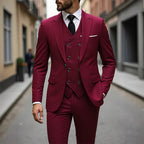 🔥 50% DE RÉDUCTION EXCLUSIVE ! ✨ Costume 3 Pièces Homme Slim Fit – Look Complet Pro & Cérémonie 🤵