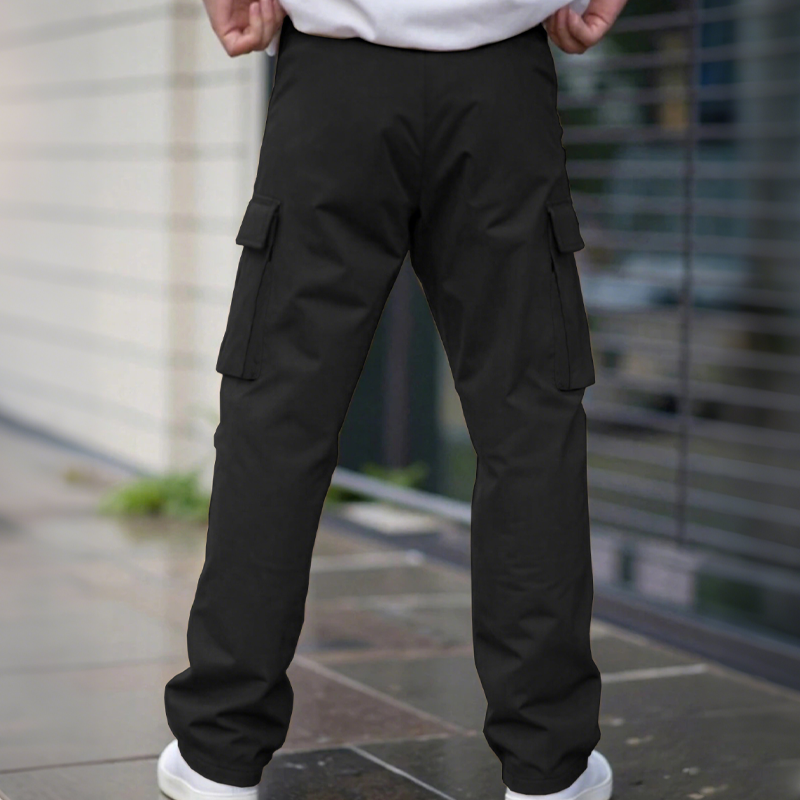 PABLO - Pantalones cargo de vestir con corte recto y múltiples bolsillos™