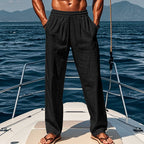 👖 PROMO LIMITÉE 50% DE RÉDUCTION ! ✨ Pantalon Lin pour Homme – Ample, Respirant, Ceinture Réglable ✨