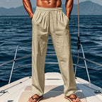 👖 PROMO LIMITÉE 50% DE RÉDUCTION ! ✨ Pantalon Lin pour Homme – Ample, Respirant, Ceinture Réglable ✨
